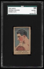 1921 W551 Johnny Wilson Middleweight Champion SGC 4.5