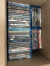 Lot of 50 EMPTY Blu-ray cases w/ artwork NO DISCS INCLUDED - read description 