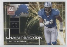 2008 Donruss Elite Chain Reaction Gold 165/800 Roy Williams #CR-18 0a1