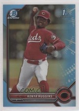 2022 Bowman Draft Chrome Sky Blue Refractor Kenya Huggins #BDC-140 6a7