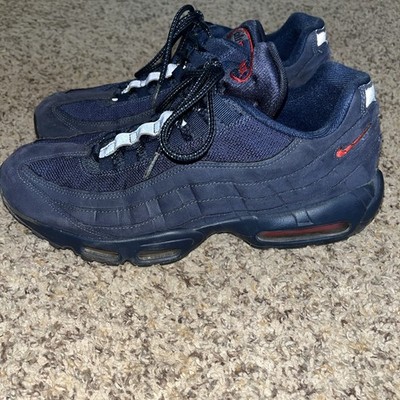 Nike Air Max 95 AM95 Jewel Obsidian Navy Blue Red Mens Size 11 CQ4024-400 RARE