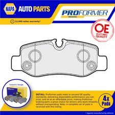 Brake Pads Set fits MERCEDES VITO W447 1.7D Rear 2019 on Proformer Quality