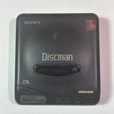 Sony Discman Mega Bass D-11 Vintage Portable CD Player For Parts/Repair Only 
