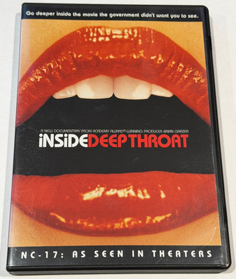 Inside Deep Throat DVD NC-17 Good Condition