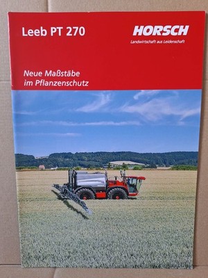 Horsch Leeb PT 270 2013.10 Brochure Tractor Tractor