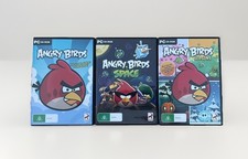 Angry Birds PC Game Set: Angry Birds, Space & Seasons Like New/Mint Discs Tested