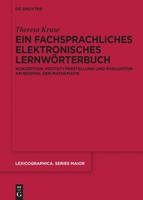 Ein Fachsprachliches Elektronisches LernwöRterbuch | Theresa Kruse | Deutsch