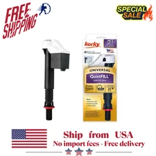Korky Quiet Toilet Tank Fill Valve Tanks Repair Kit Fill Flush Valve Toilet New
