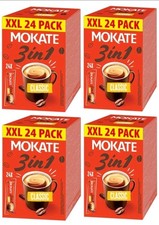 4 x 24 Mokate Classic Instant Coffee 3-In-1 Latte 4 Packs  Total 96 Sachets
