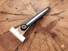 Schick Type M1 Gold Adjustable Vintage Injector Safety Razor