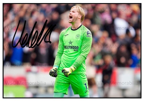 11307. Caoimhin Kelleher Signed Pictures (A4 Prints) Liverpool Brentford Ireland