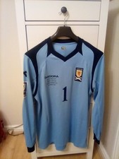 SCOTLAND MATCHWORN GOALKEEPER SHIRT  2009  v NORWAY  ( MARSHALL ) 