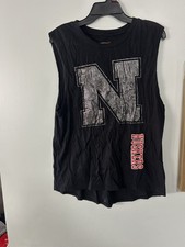 Camp David black Nebraska Huskers tank top Size M #NCAA #hockey