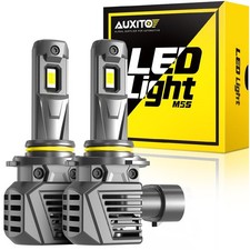 2-Side 9005 LED Headlight Super Bright Bulbs Kit 44000LM HIGH/LOW Beam 6500K US