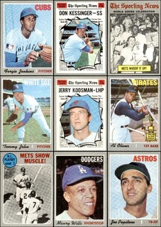 Lot of (450) 1970 Assorted Topps Baseball VGEX to EXMINT GMCARDS
