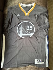 Adidas Kevin Durant 35 Short Sleeved Swingman Warriors jersey Size MEDIUM NEW