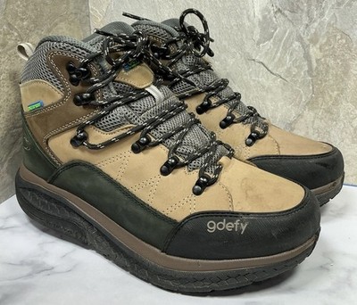 GDEFY Gravity Defyer Men s Size 8.5 Wide Waterproof Hiking Boots  TB9031MBR-W