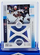 2024-25 Upper Deck SP Game Used Nick Bjugstad Global Series Net Cord /35 #GSN-NB