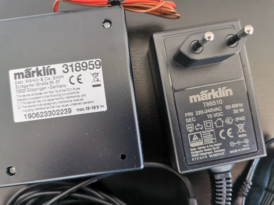 Trix 66955 Mobile Station + mä 318959 Anschlussbox + T66510 Steckertrafo  Spur N - Image 3 of 4