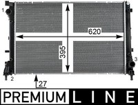 Mahle MotorküHler WasserküHler Premium Line CR 2002 000P FüR Abarth 500 595 695
