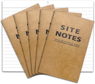Sovereign-Gear Field Notes Notebooks 5 Pack | Small Field Memo Book Notepad