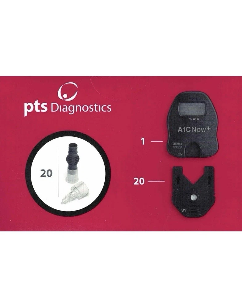 Prueba de glucosa A1c con 20 tiras reactivas caseras para sangre diabética Foto 3 de 4