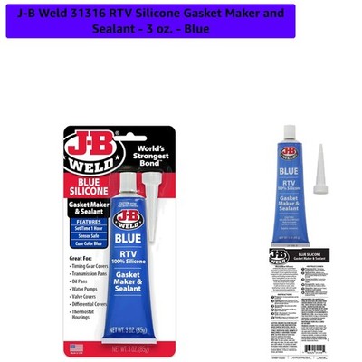 3 oz Multi-Surface RTV Silicone Gasket Maker   Waterproof and Long-Lasting