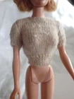 New ListingVintage Barbie Doll Open Road Tan Knit Sweater