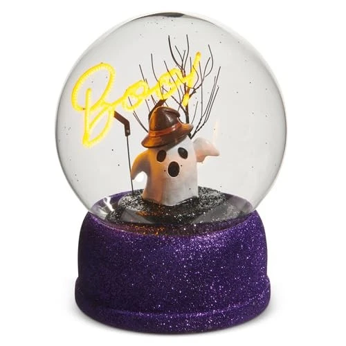 Lighted Neon Boo Globe