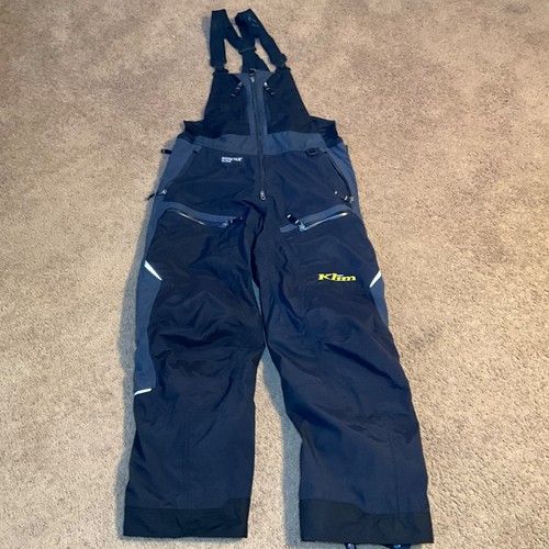 KLIM TOGWOTEE Gore-Tex PRO Winter Snowmobile Reflect Bib Uninsulated-BLK-Sz LRG