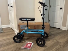 KneeRover Economy Knee Scooter | Dual Brakes | Blue | ECO-B | Open Box