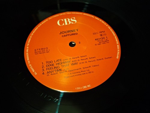 Journey - Captured 1981 Vinyl LP UK CBS 451132 1 A1 - Imagen 14 de 18