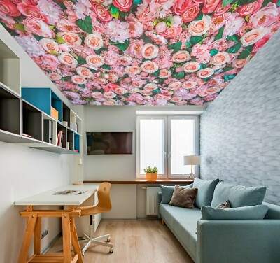 3D Pink Garden NA487 Ceiling WallPaper Murals Wall Print Decal AJ US Fay