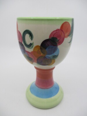 GAIL PITTMAN FRENCH QUARTER GOBLET - 6 1/2''   0610H