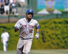 Juan Lagares Signed Autographed 8x10 Photo First Home Run New York Mets