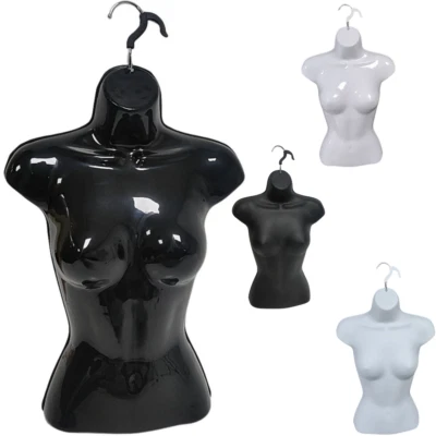 LINCE DISPLAY LIMITED High Quality Half Hanging Female Mannequin Torso Body Form Display Bust