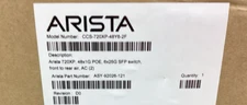 Arista CCS-720XP-48Y6-2F Switch - 48x 1G PoE - 6x 256G SFP - 2x 1050W PSU