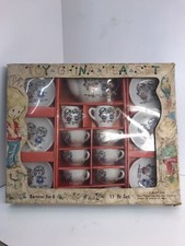 Sonsco Toy China Tea Set 17 Pieces Original Box Service for 6 Vintage Japan