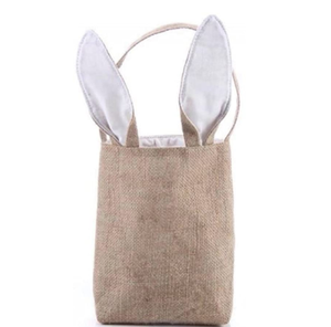 rabbit hunt bunny egg easter bag burlap ears ear basket