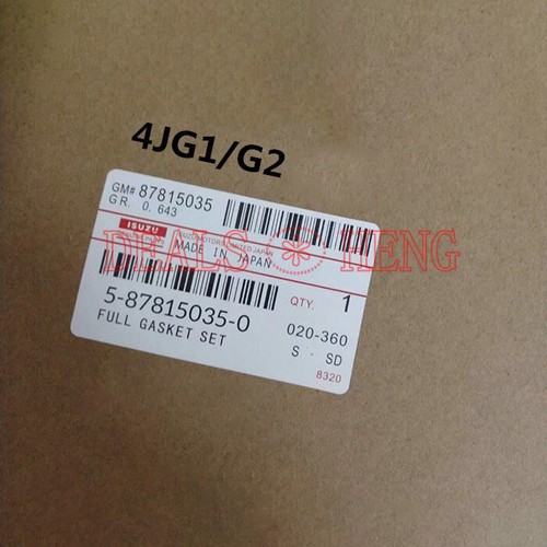 Fits 5-87815035-0 Isuzu 4JG1 4JG2 Engine Overhaul Gasket Set New - Picture 2 of 3