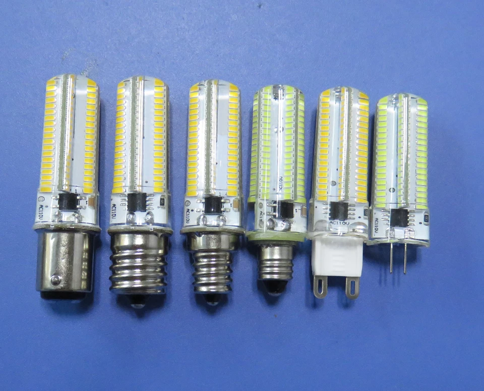 G4/G9/E12/E11/E17/BA15D LED Light bulb 152Led 110/220V 5W Silicone Lamp - Image 2 of 2