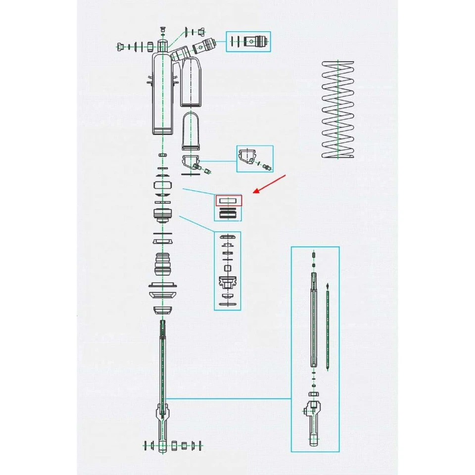 Anillo Pistón KAYABA 50X12 120215000101 For para Yamaha 450 YZ F - Imagen 3 de 4