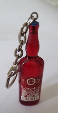 Porte clef bouteille vin