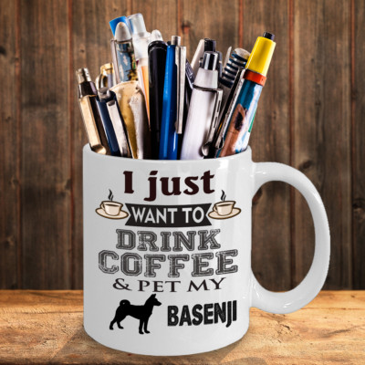 Basenji dog,African Bush Dog,African Barkless,Ango Angari,Congo Dog,Cup,Gift,Mug