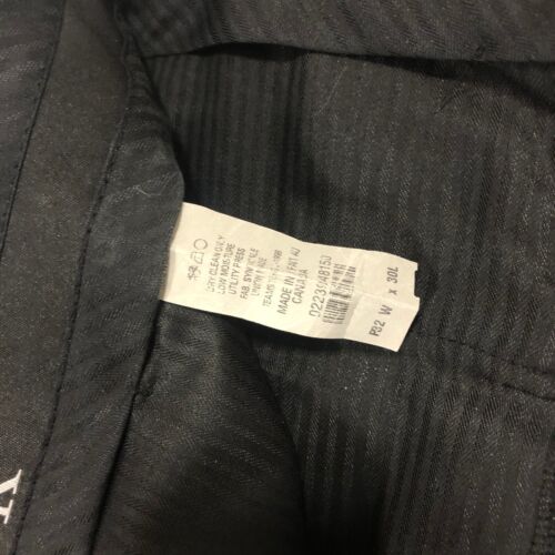 Traje Completo Chaqueta Calvin Klein 100% Lana Laine Negro Talla 40S Pantalones Talla 32W 30L - Imagen 10 de 10