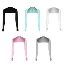 Women Bolero Shrug Anti-UV Cooling Shawl Arm Sleeve with Thumb Hole Arm Warmers