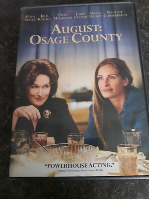 August Osage County 2013 DVD Movie Widescreen Good Condition