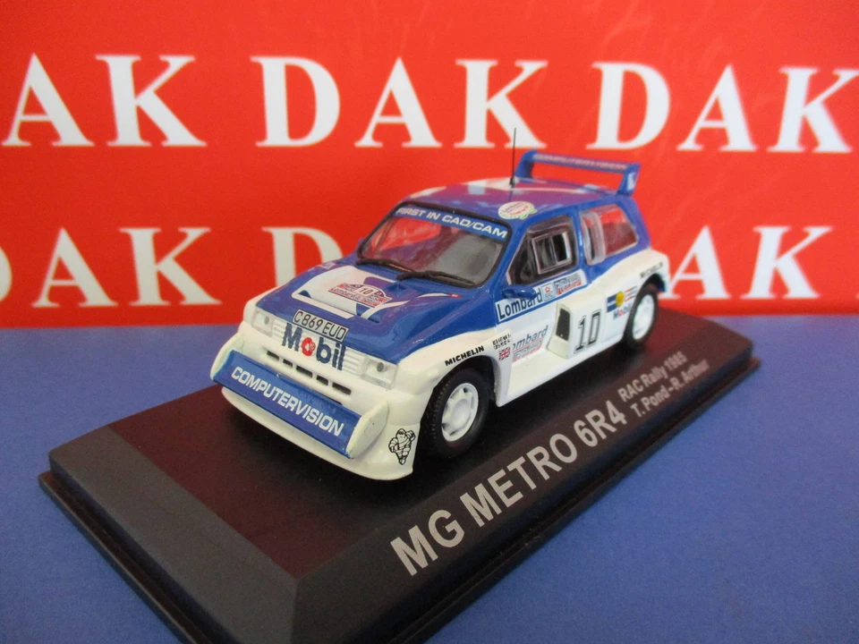 Die cast 1/43 Modellino Auto MG Metro 6R4 Rac Rally 1985 T. Pond - Immagine 2 di 4