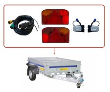 Anhängerbeleuchtung SET Rückleuchten 12V LED Umrissleuchten 7 polig Kabel 5,3 m