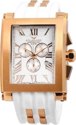 Aquaswiss 64XG003 Rose Gold Tone Chronograph Tanc Men display picture 1